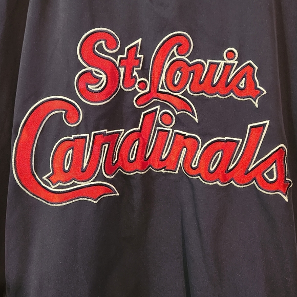 MLB St. Loius Cardinals Men's XL Pullover Jacket - Picture 3 of 7